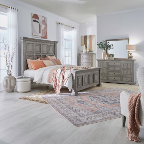 Traditional 4-Piece King Bedroom Set