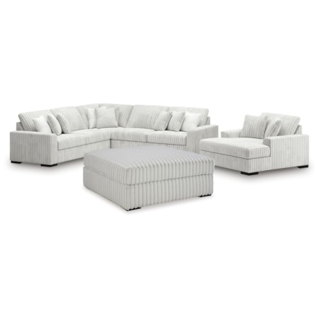 4-Piece Sectionals And Ottoman