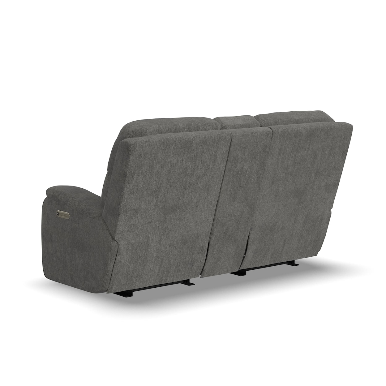 Flexsteel Penn Power Reclining Console Loveseat