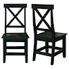 Elements International Britton Set of 2 Dining Chairs