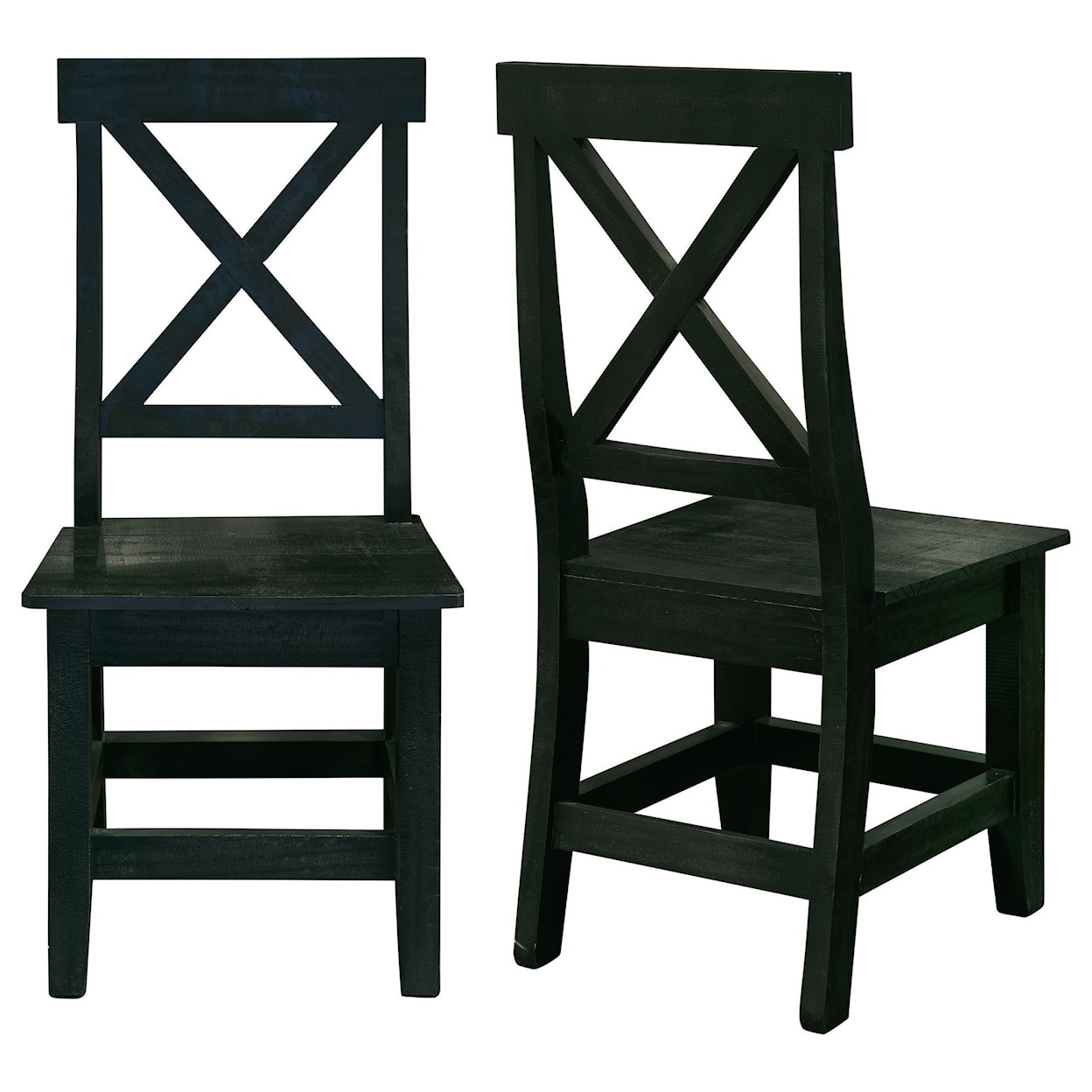 Elements International Britton Set of 2 Dining Chairs