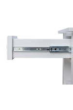 Full-extension, ball-bearing, metal drawer glides