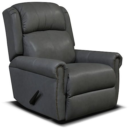 Leather Rocker Recliner