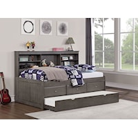 Transitional Twin Daybed with Trundle