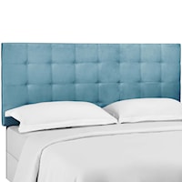 Tufted Full / Queen Upholstered Performance Velvet Headboard