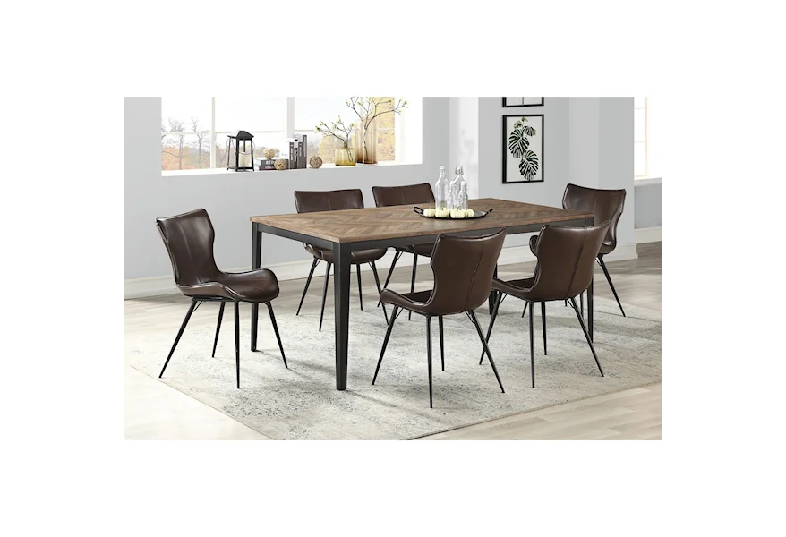 Maxwell 7-Piece Dining Set by Winners Only at Conlin's Furniture