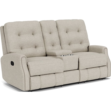 Reclining Loveseat with Console