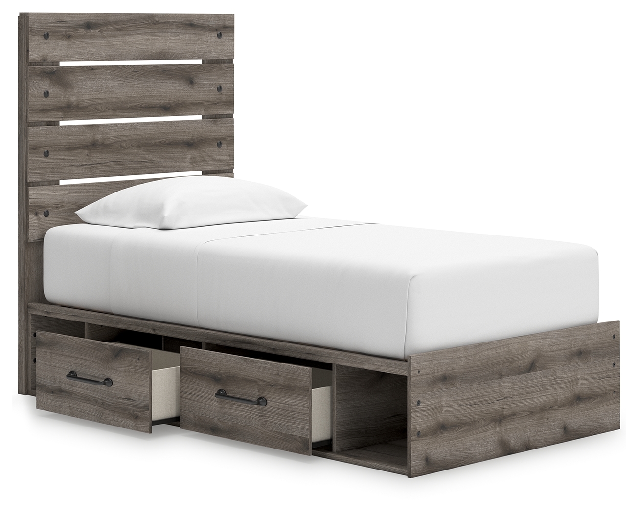 Ashley Signature Design Graystorm Twin Panel Storage Bed
