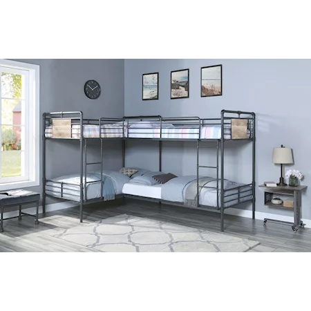 Twin Cornered Bunk Beds