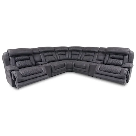 6-Piece Power Reclining Sectional