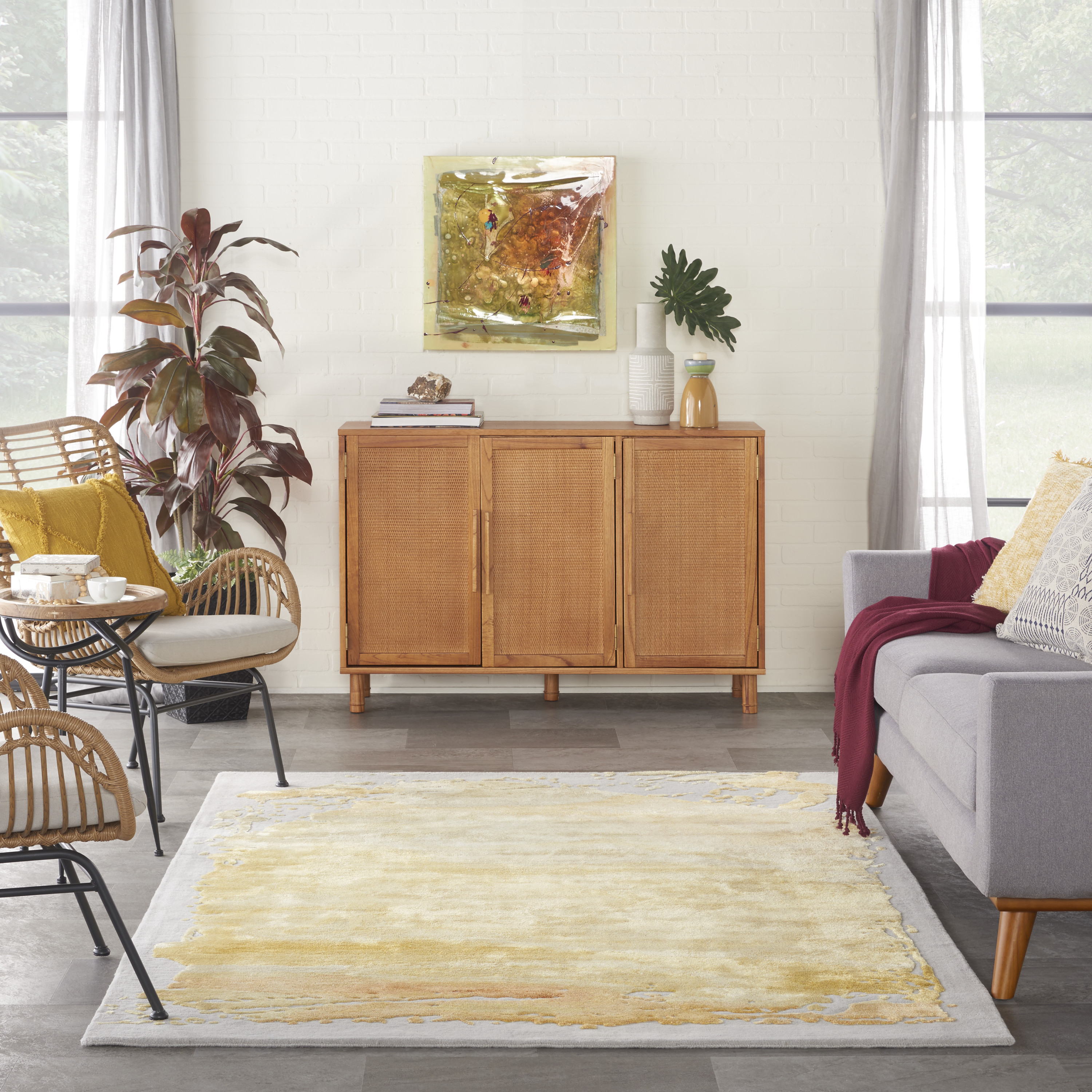 Nourison Prismatic 5'6" x 7'5"  Rug
