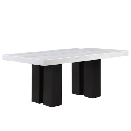 70" Rect. Marble-Top Dining Table