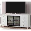 Paramount Furniture Domino 84-Inch Entertainment Console with Storage