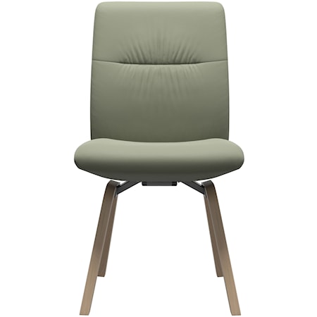 Contemporary Mint Large Low-Back Dining Chair D200