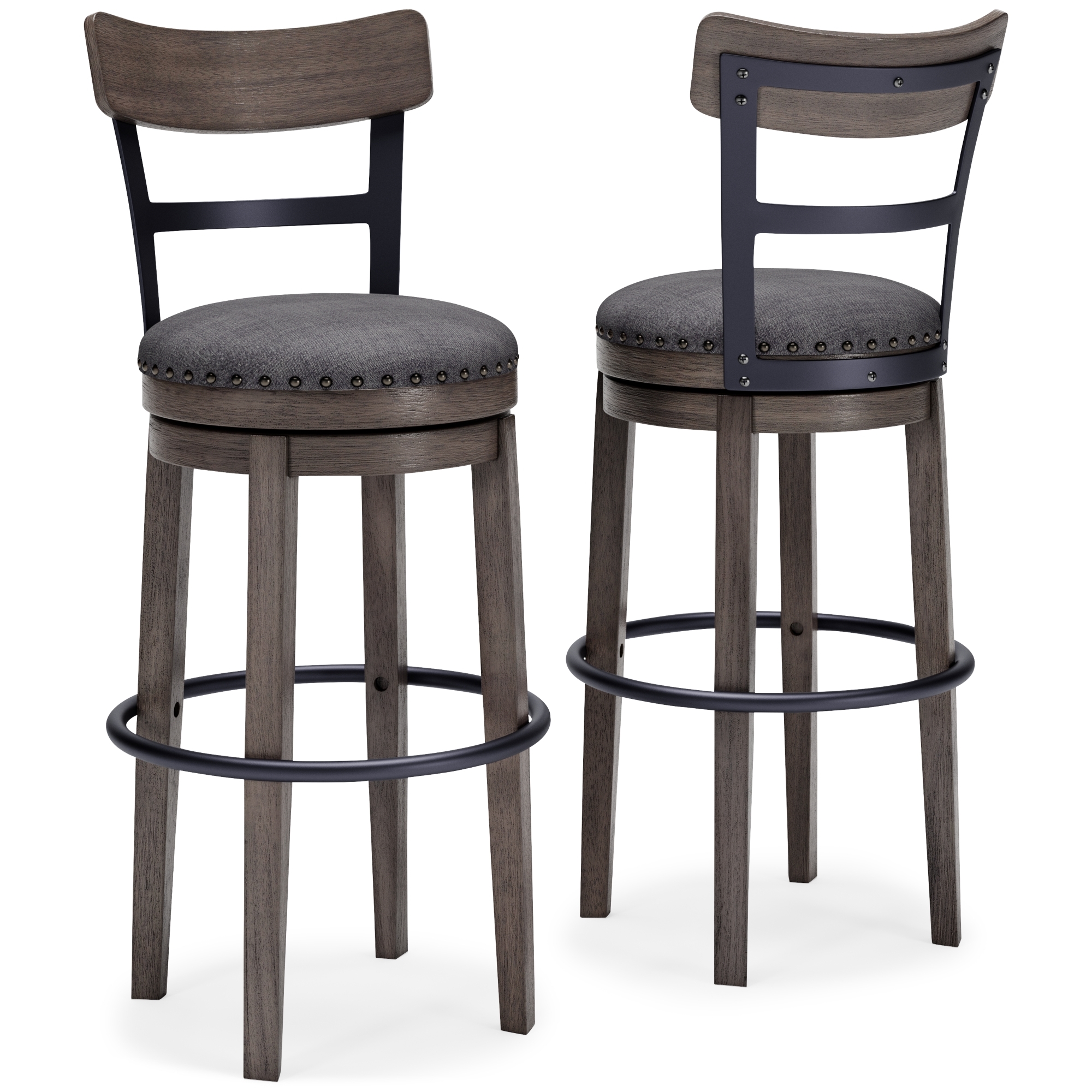 Signature Design by Ashley Caitbrook Tall Uph Swivel Barstool