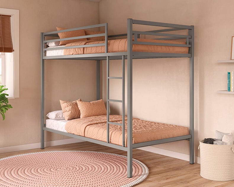Sauder Boulevard Cafe Metal Bunk Bed