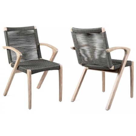 Outdoor Patio Dining Chair - Set of 2