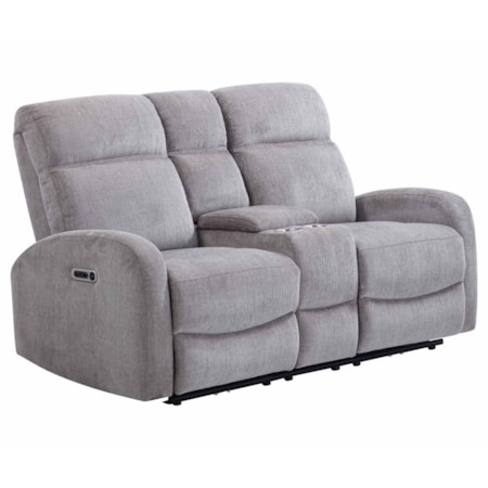 Power Reclining Console Loveseat