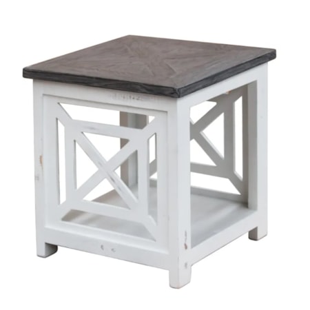 Two-Tone Side Table