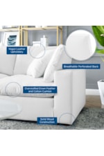 Modway Commix Outdoor 5-Piece Sectional Sofa