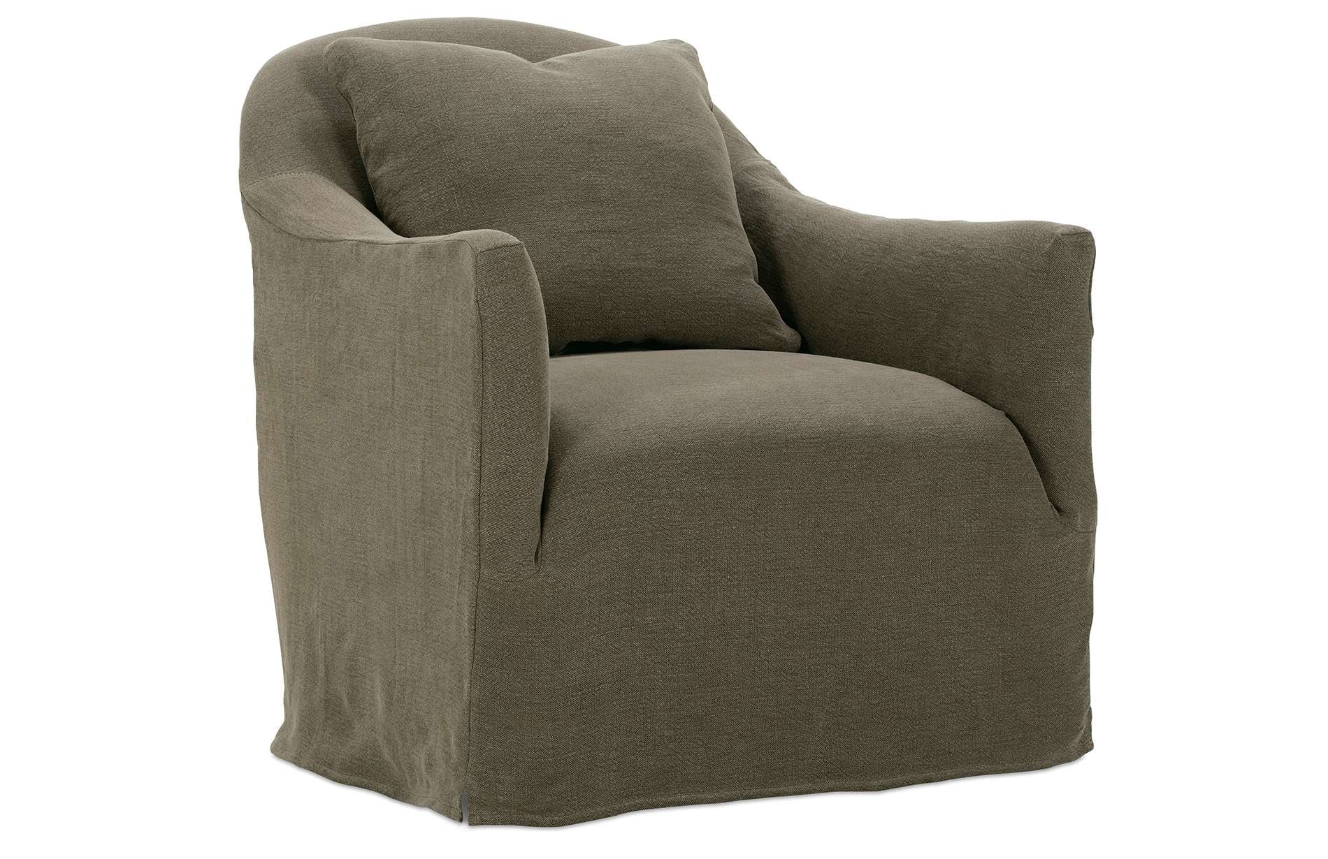 Swivel Slipcover Chair