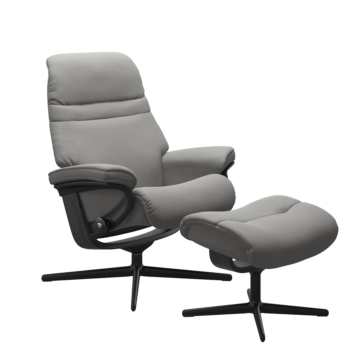 Stressless by Ekornes Sunrise Sunrise Medium Recliner and Ottoman