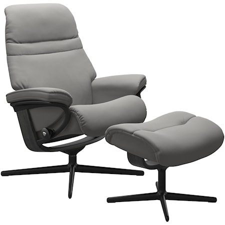 Sunrise Medium Recliner and Ottoman