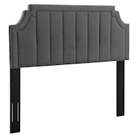 Channel Tufted Performance Velvet Twin Headboard