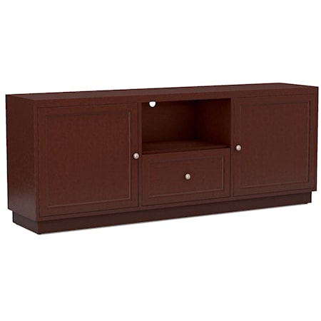 Transitional Customizable Low Profile TV Console