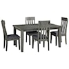Michael Alan Select Hallanden 5-Piece Table and Chair Set
