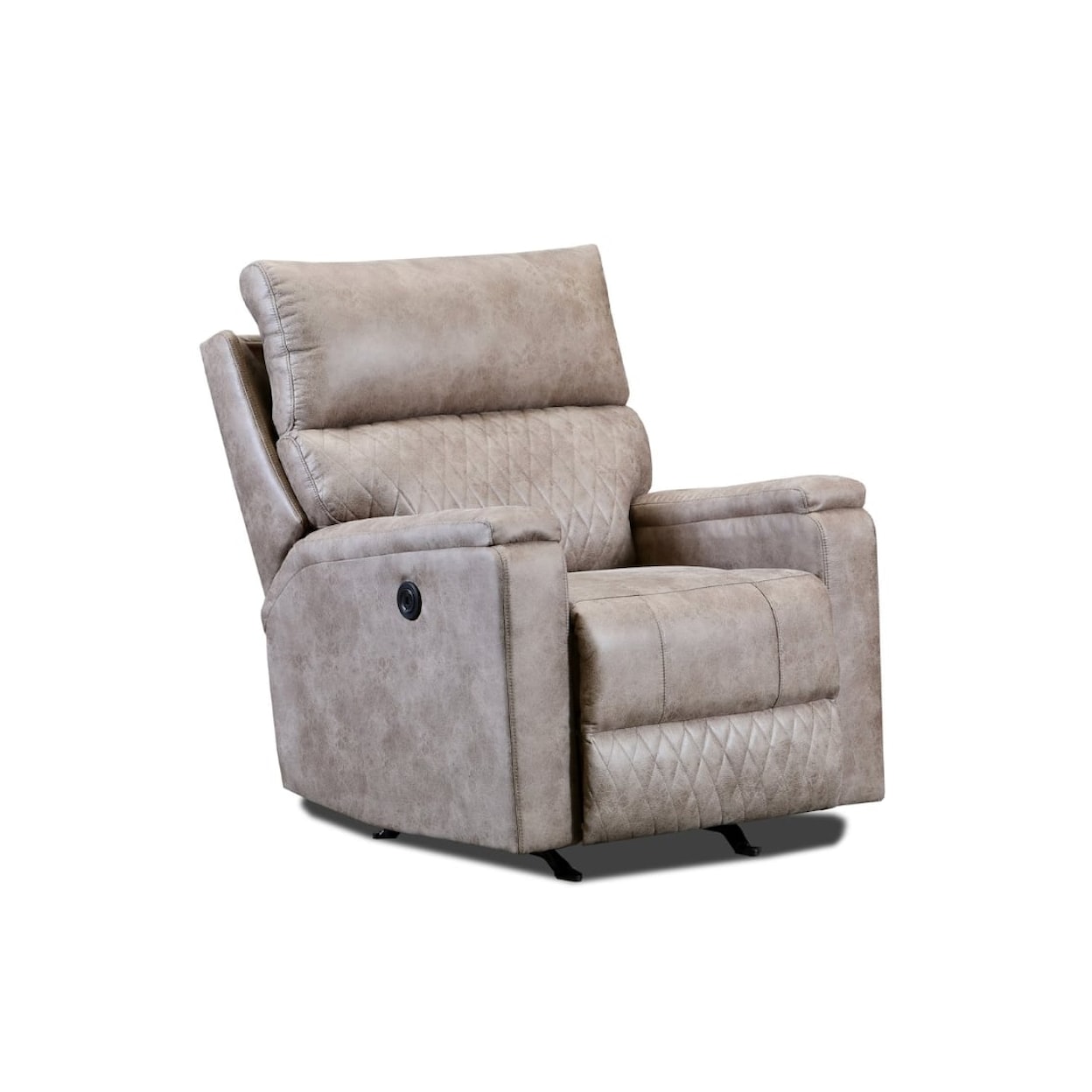 Peak Living 96009 Power Recliner with Padded Track Arms