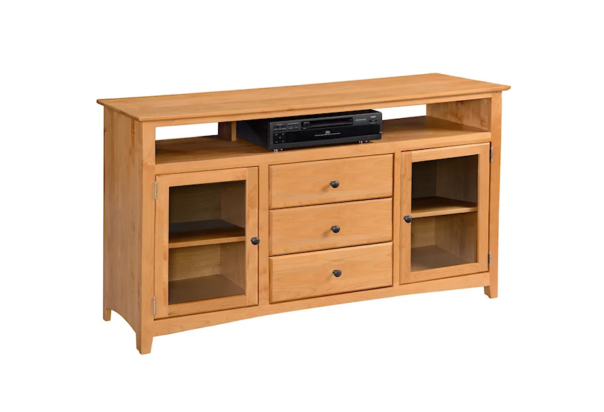 Home Entertainment 72" Console - Tall by Archbold Furniture at Esprit Decor Home Furnishings