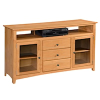 72" TV Console with Three Drawers