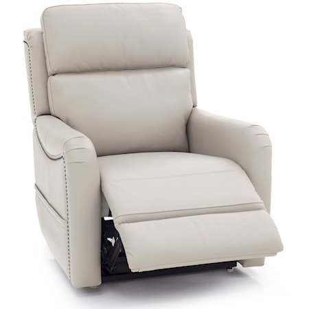 Transitional Power Lift Recliner with Power Headrest