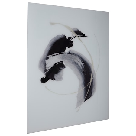 Jenise Black/Silver/Champagne Glass Wall Art