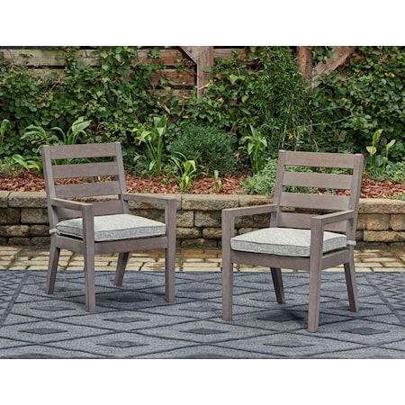 Outdoor Dining Arm Chair (Set Of 2)