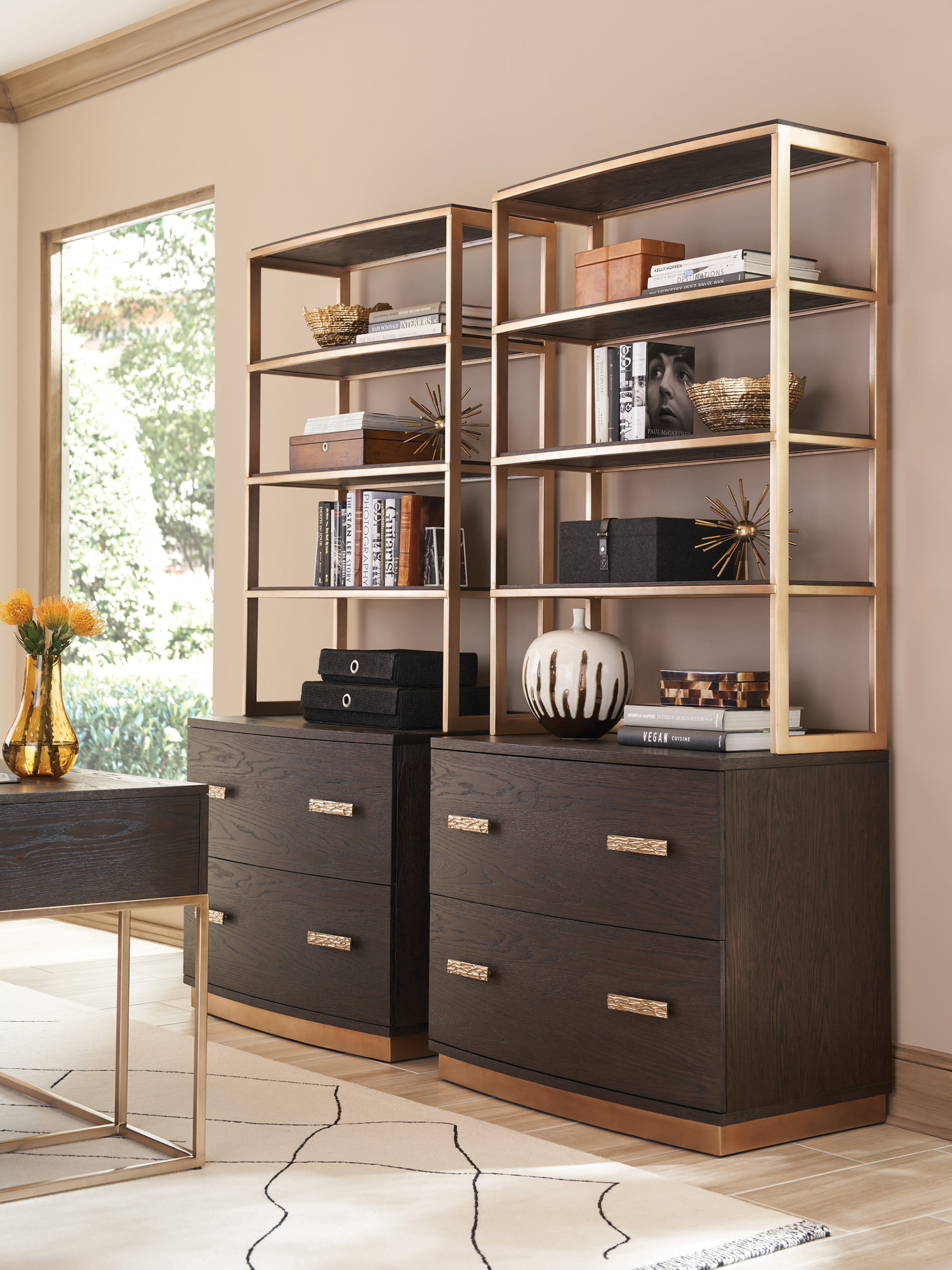 Sligh WINDSOR PARK Filing Chest and Hutch Set