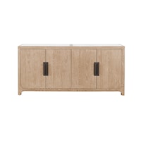 Contemporary 4-Door Credenza