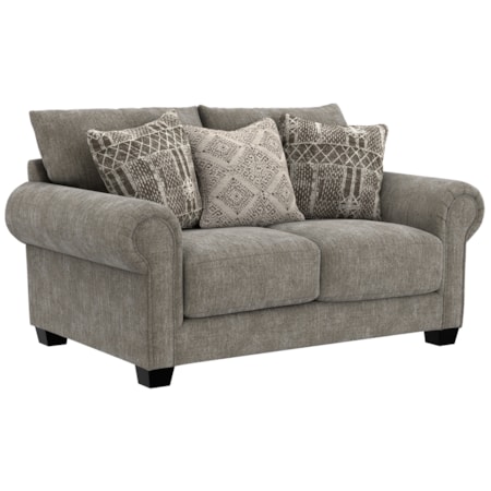 3-Throw Pillow Loveseat