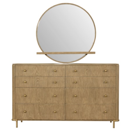 8-drawer Dresser w/ Mirror