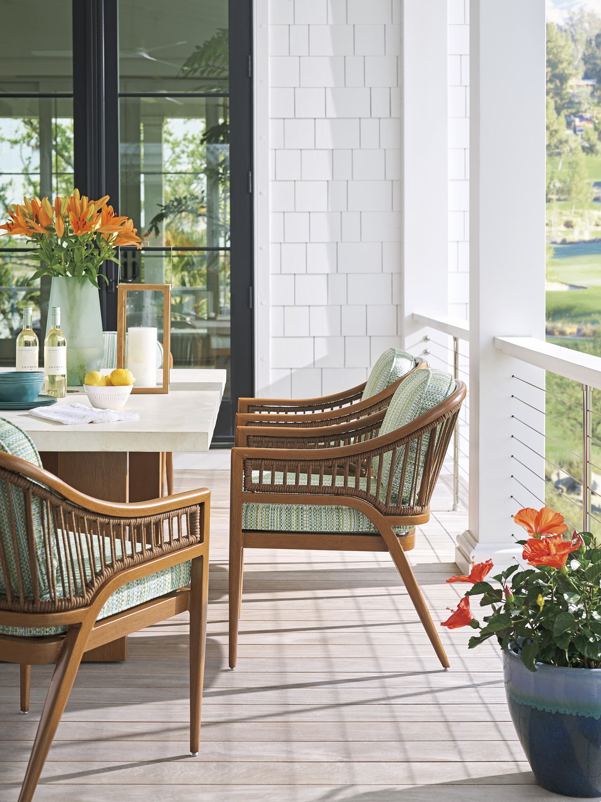 Tommy Bahama Outdoor Living Palm Desert Poolside Dining Chair