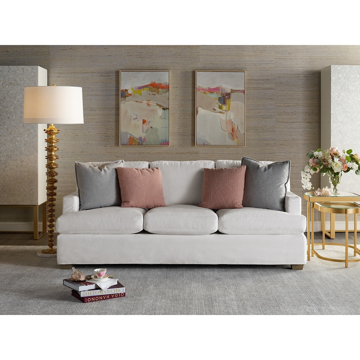 Universal Special Order Malibu Slipcover Sofa
