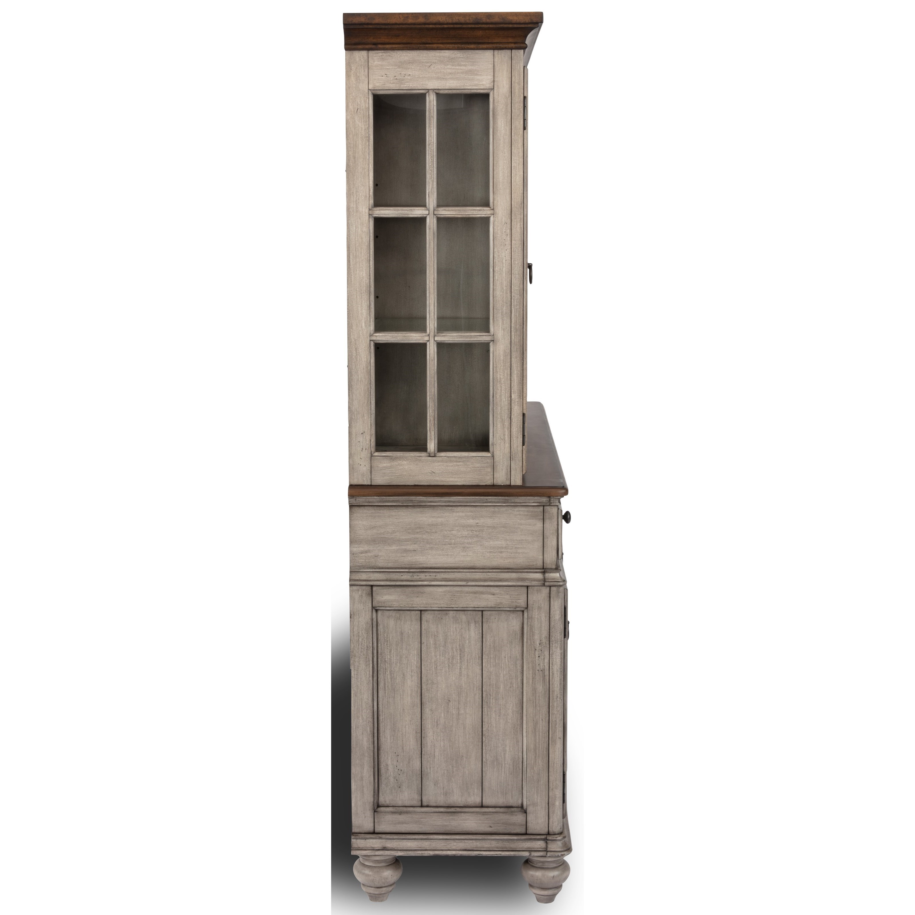 Flexsteel Casegoods Plymouth W1147829x1+W1147826x1 Relaxed Vintage