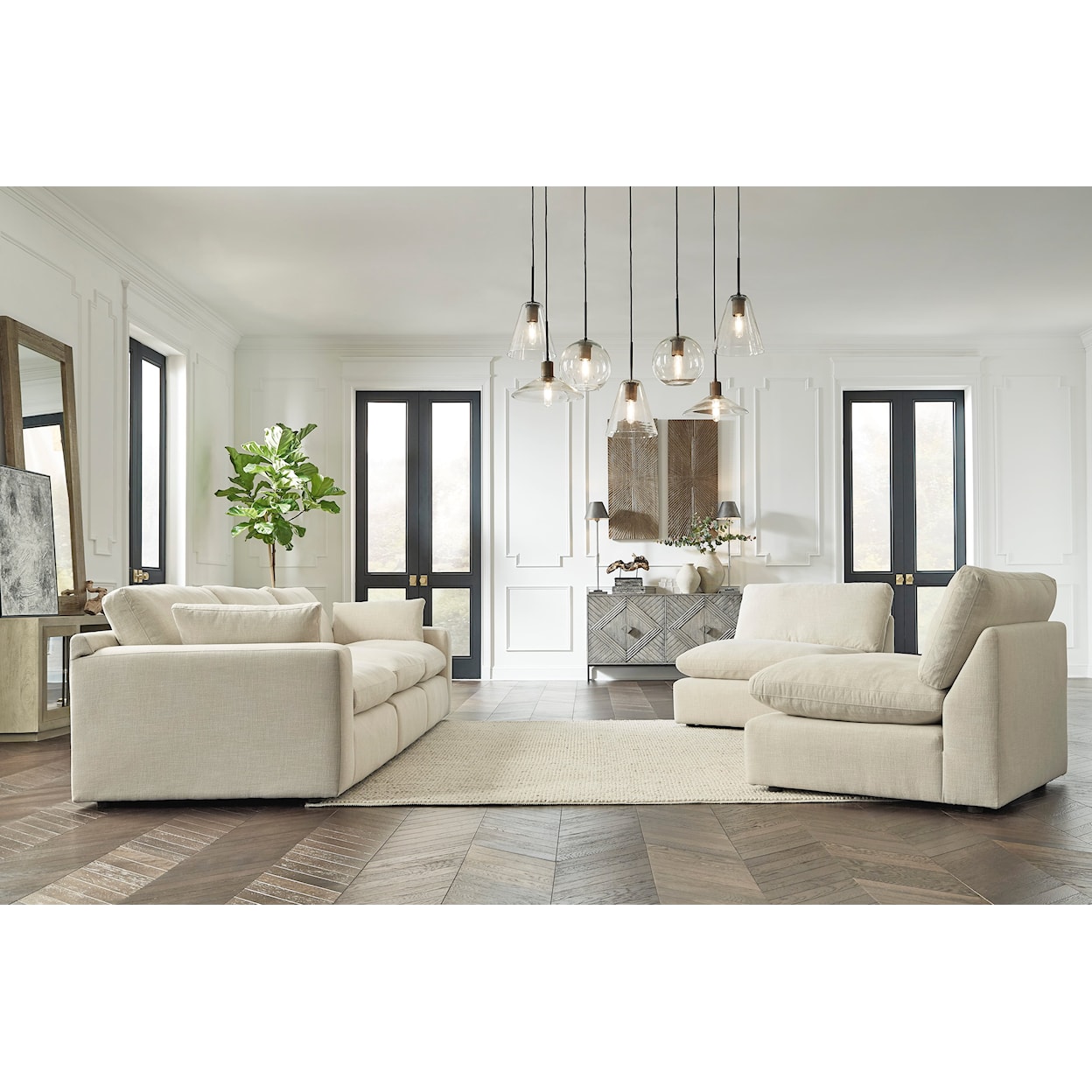 Ashley Furniture Benchcraft Elyza 3-Piece Modular Sofa