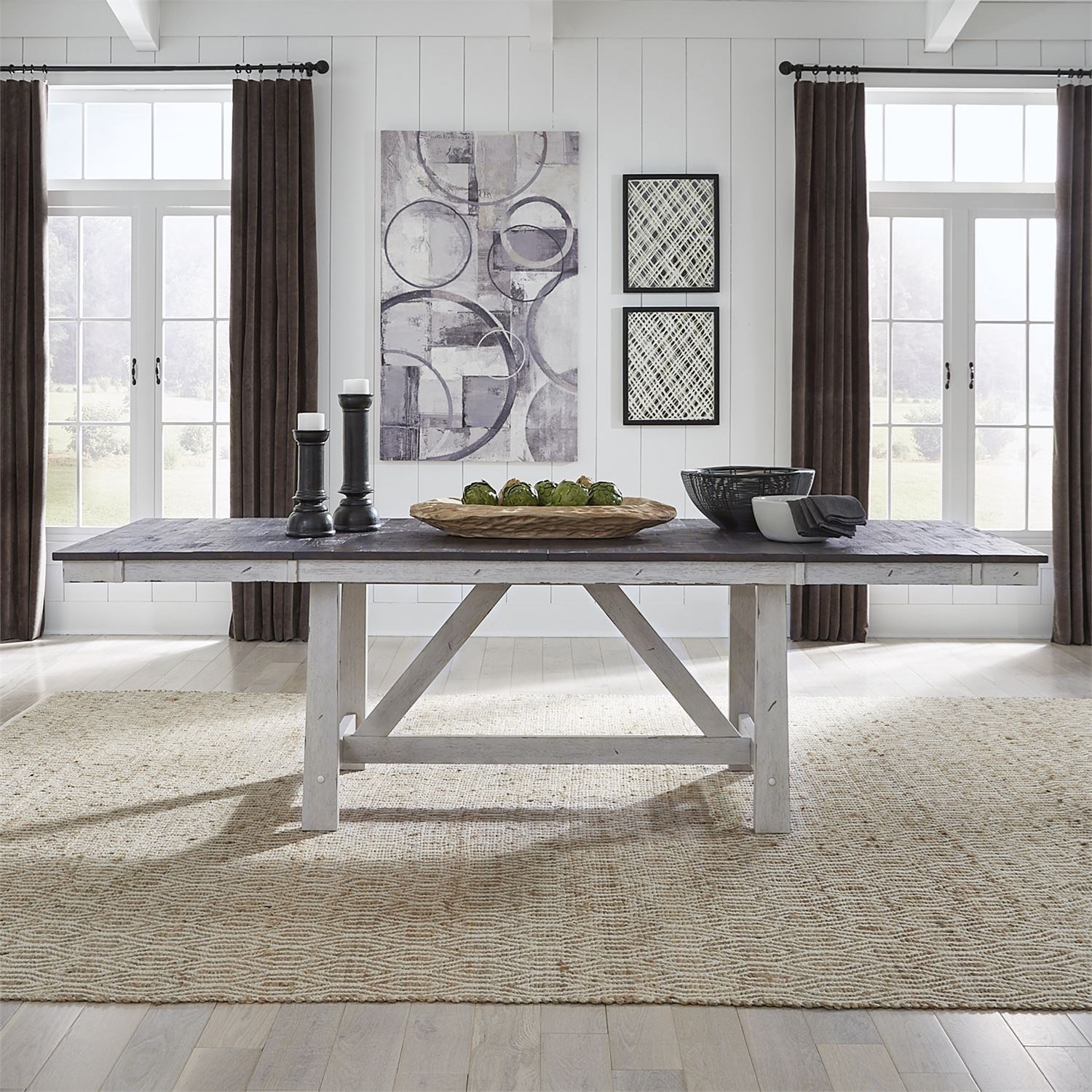 Liberty Furniture Farmhouse Trestle Table