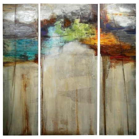Triptychs Abstract Art on Canvas