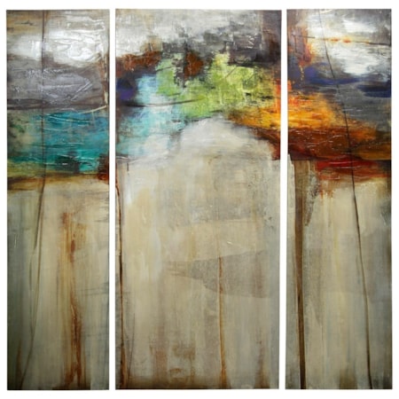 Triptychs Abstract Art on Canvas