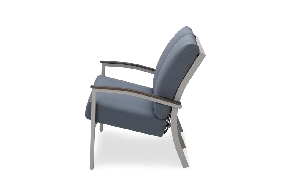 Telescope Bazza Cushioned Loveseat w/Polymer Panel Arms