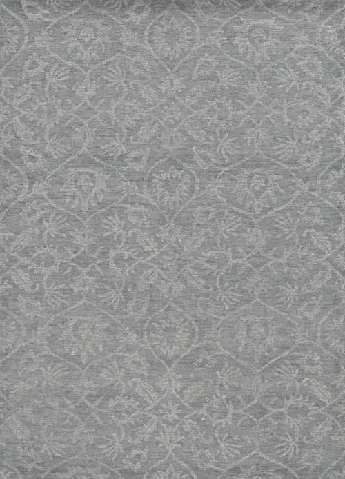 6'6" x 9'6" Grey Rectangle Rug