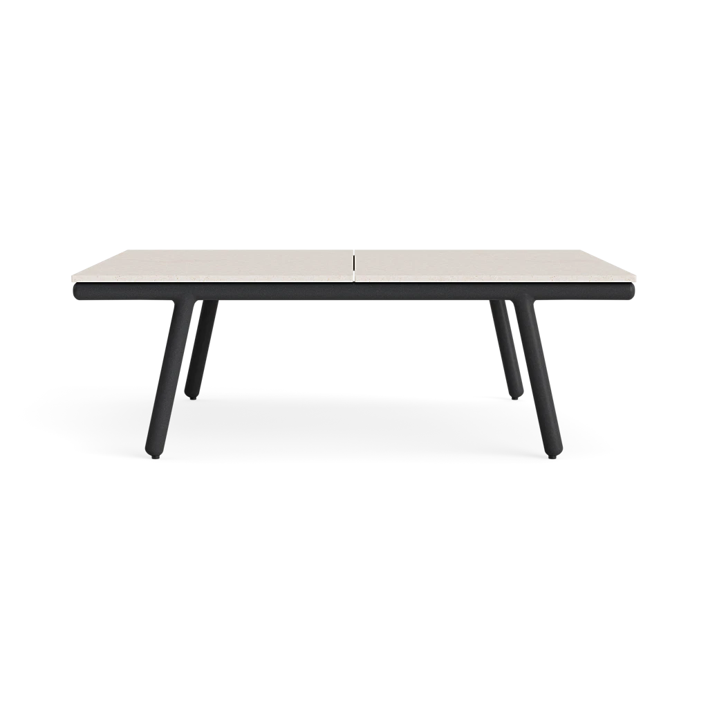 40" Dekton-Top Aluminum Coffee Table